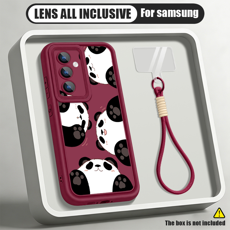 Cartoon Panda Pattern Lanyard  - огляд і ціна Samsung Galaxy A55