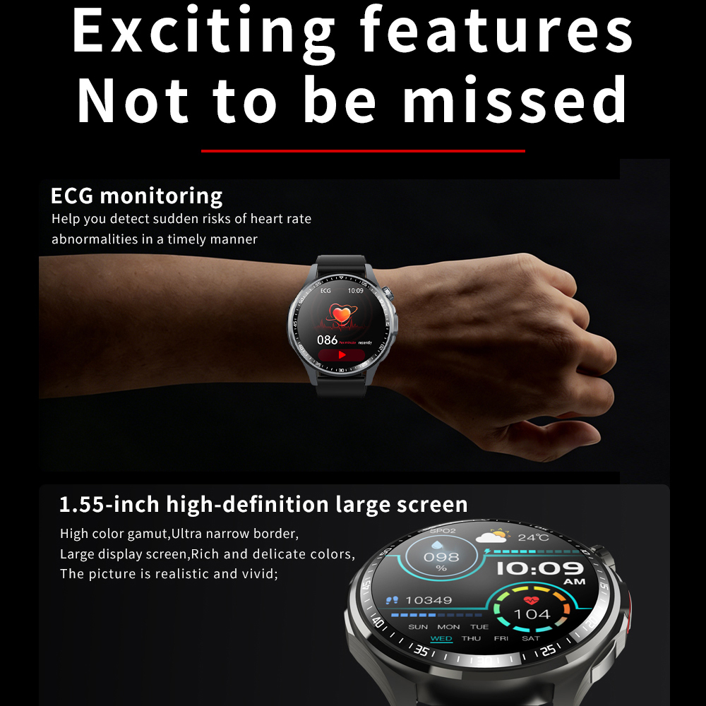 SOS Alert Heart Rate Fitness S - огляд і ціна Fall Detection Watch