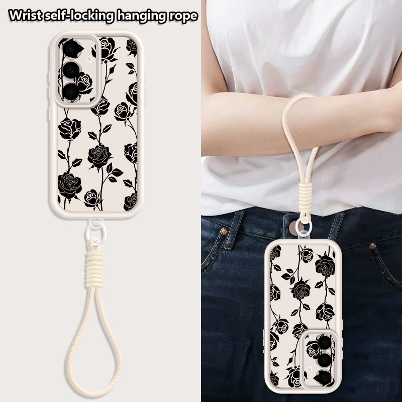 Flower Pattern Lanyard Phone C - огляд і ціна Samsung Galaxy A55